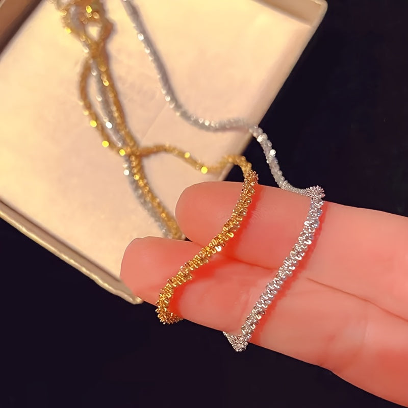 Necklace & Bracelet Set - Sparkle Chain