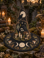 Quilted Witch Hat - Raven Library – view 3