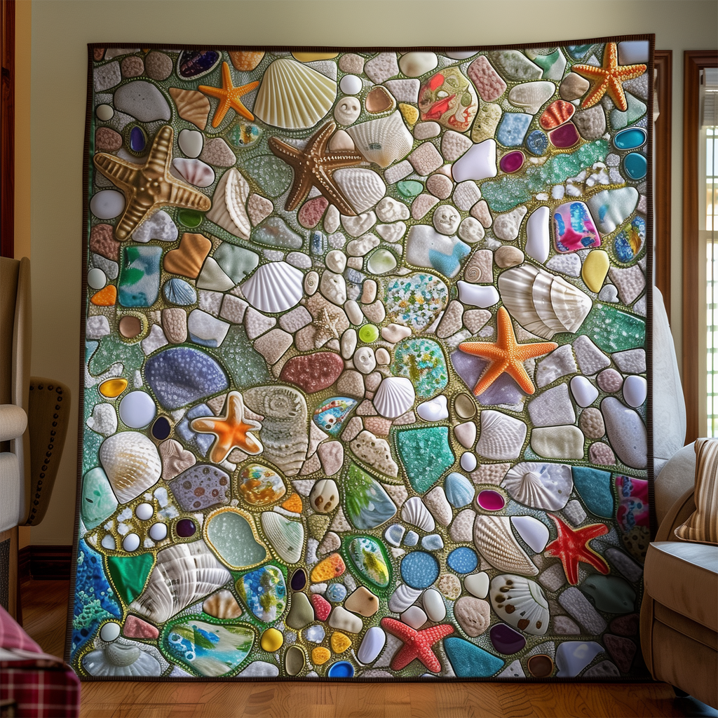 Quilted Throw - Pebble Beach – view 2