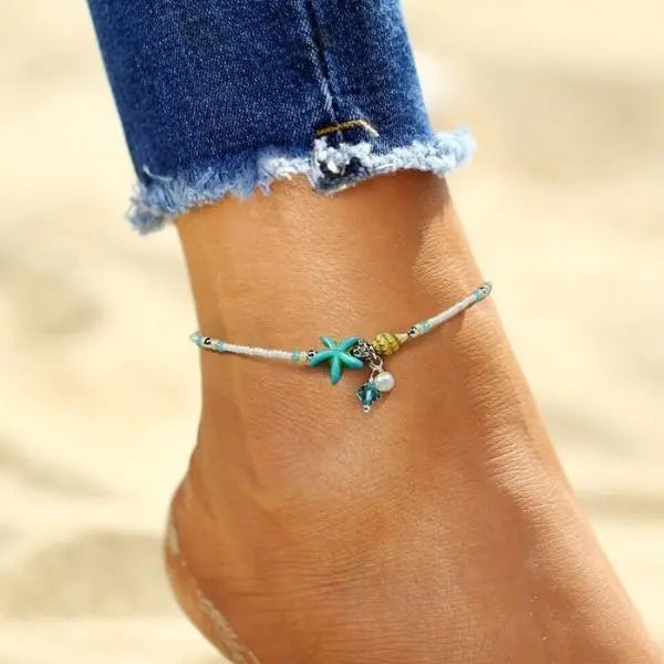 Anklet - Starfish & Shell