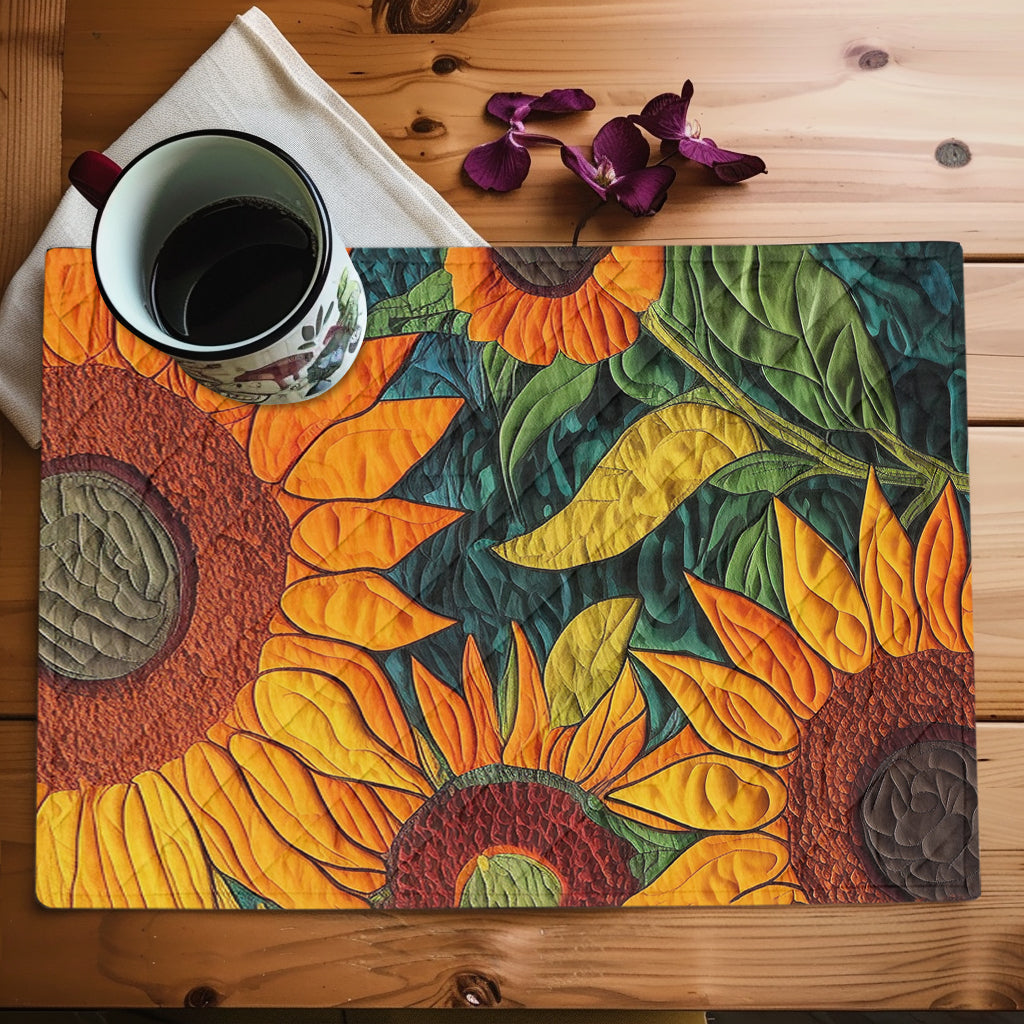 Quilted Placemats - Sunflower Burst – view 2