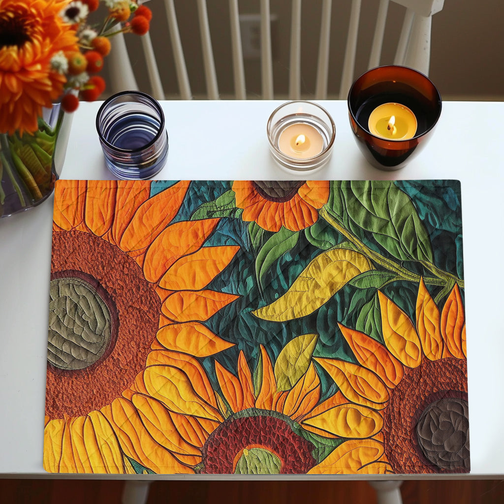 Quilted Placemats - Sunflower Burst – view 3