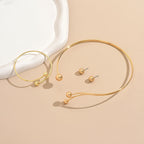 3-Piece Jewellery Set - Open Collar