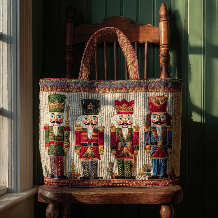 Nutcracker Guard quilted tote bag – nutcracker soldiers