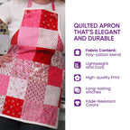 Quilted Apron - Cat Colour Blocks – view 3