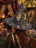 Quilted Witch Hat - Fortune Teller Hand – view 3