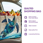 Quilted Shopping Bag - Dragon Bookshelf – view 5