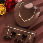 4-Piece Jewellery Set - Crystal Vine