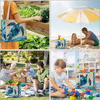 Quilted Shopping Bag - Cheeky Chicken Meadow – view 7