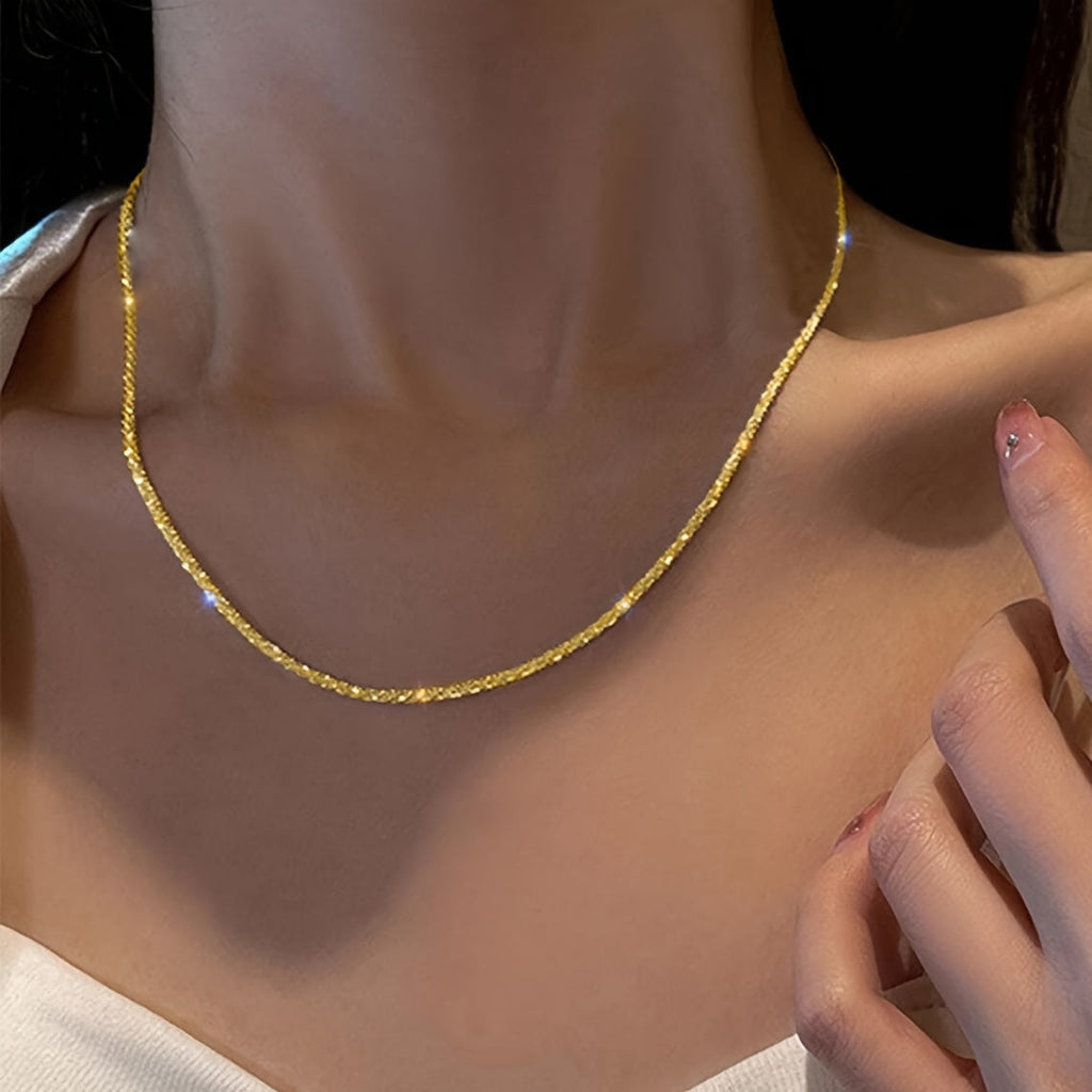 Necklace & Bracelet Set - Sparkle Chain