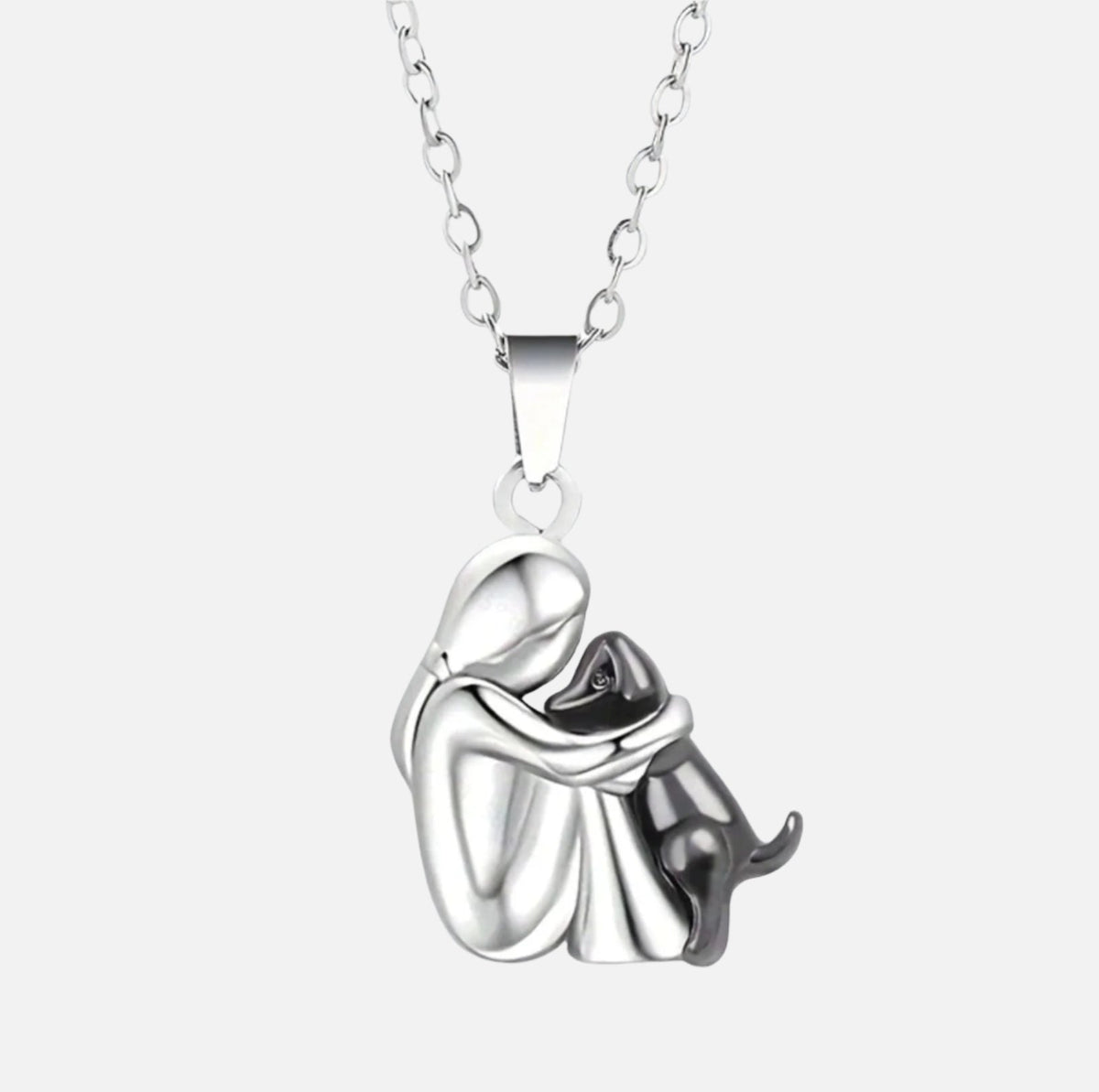 Pendant Necklace - Dog Cuddle