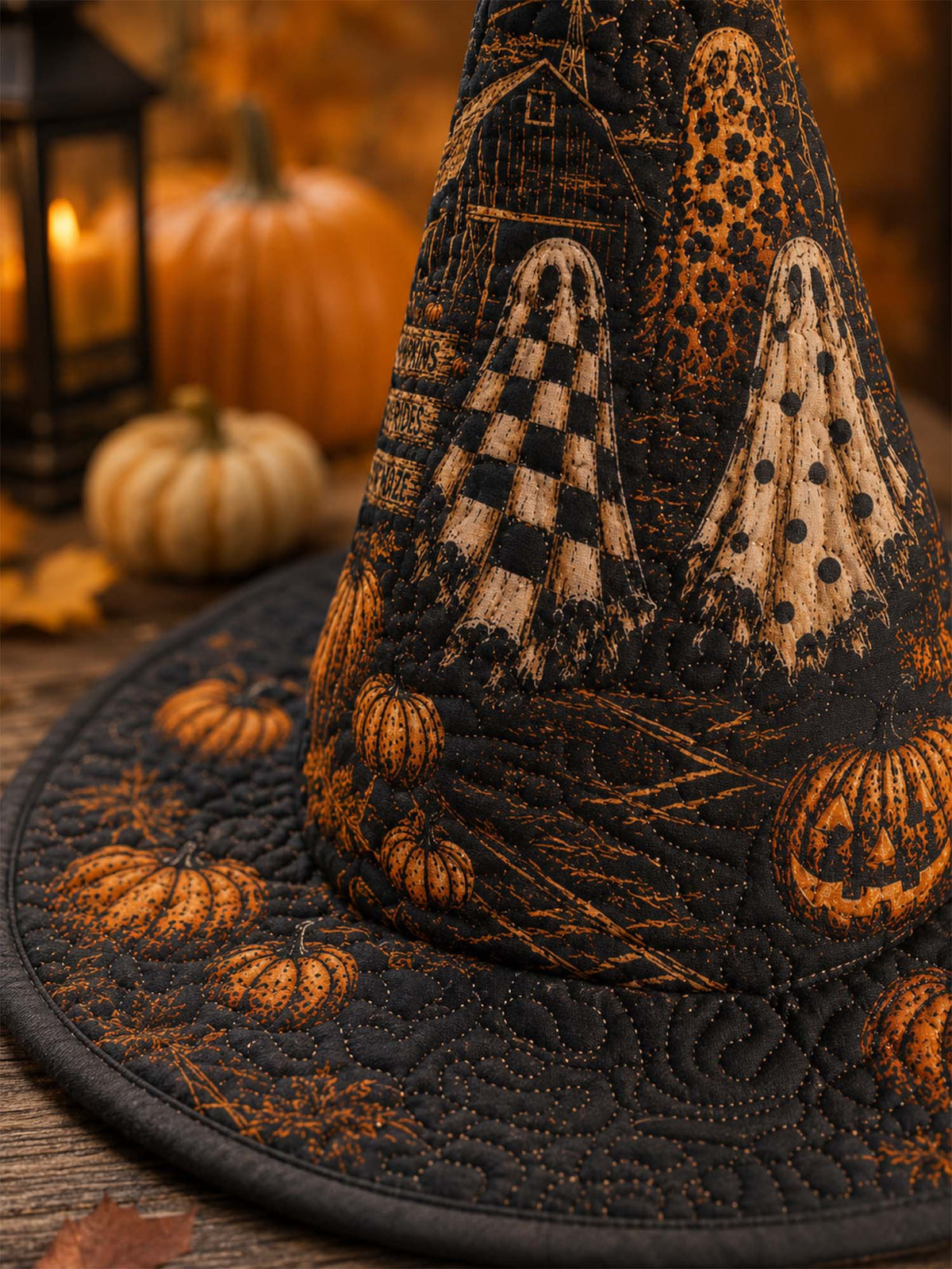 Quilted Witch Hat - Haunted Pumpkin Patch – view 4
