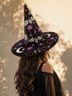 Quilted Witch Hat - Gothic Butterfly Garden – view 2