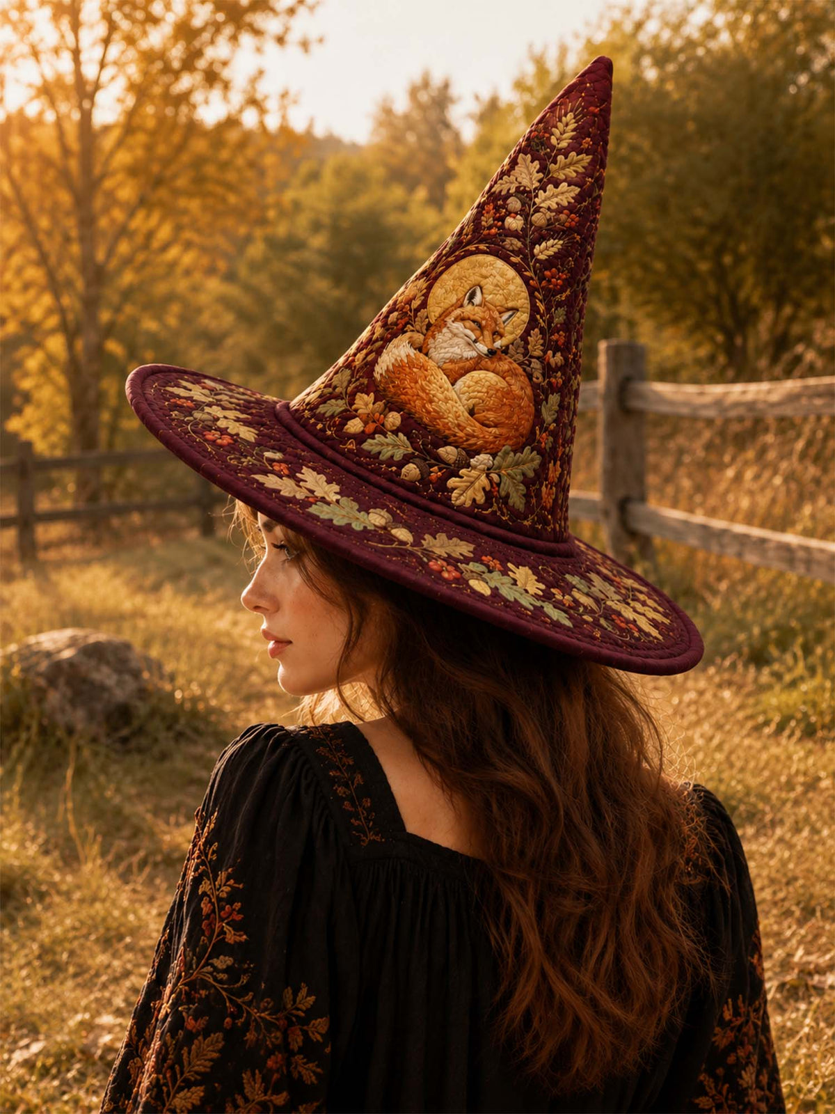 Quilted Witch Hat - Woodland Fox Cottage – view 2