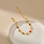 Bracelet - Rainbow Hearts