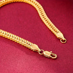 Necklace & Bracelet Set - Gold-Tone Foxtail