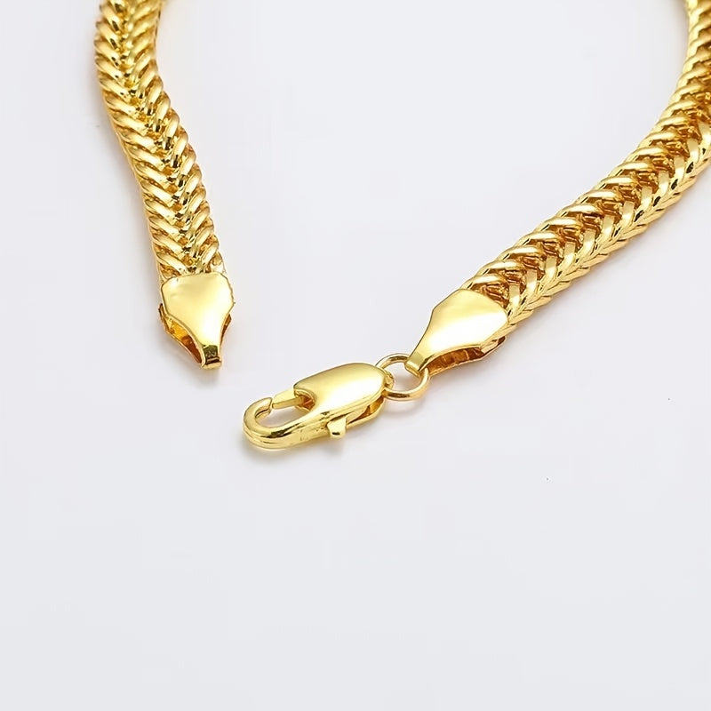 Necklace & Bracelet Set - Gold-Tone Foxtail