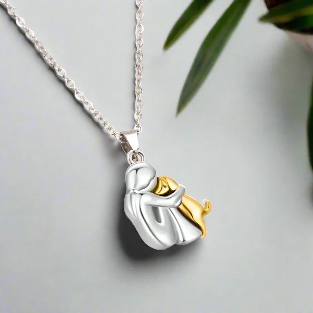 Pendant Necklace - Dog Cuddle