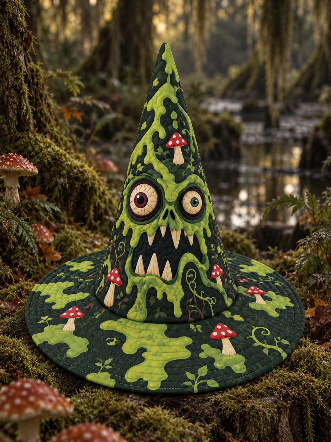 Quilted Witch Hat - Slime Monster – view 2