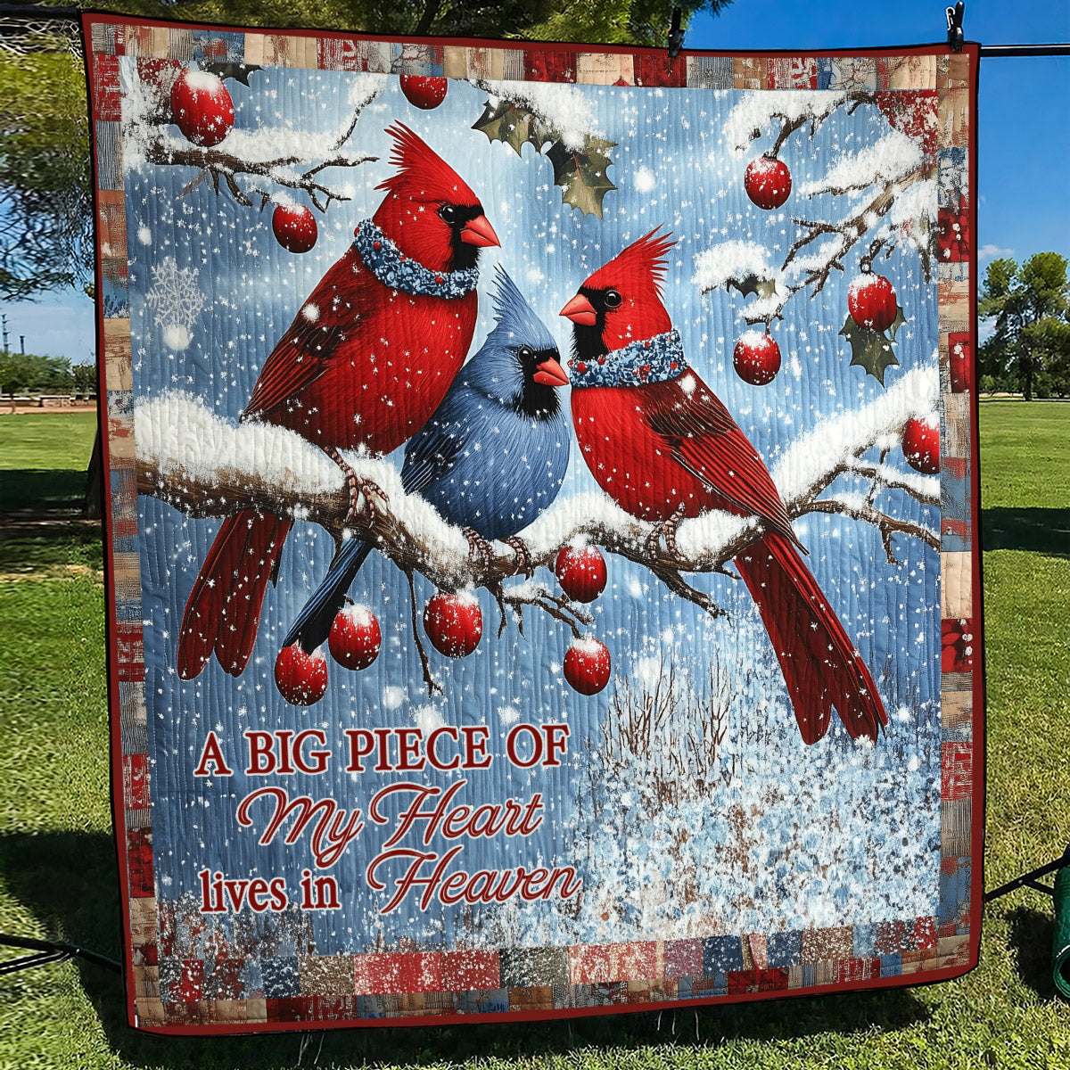 Art Quilt - Cardinal Memorial – view 2