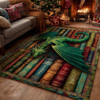 Book Dragon rug – dragon on books