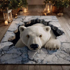 Arctic Gaze rug – polar bear through ice