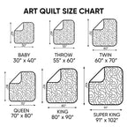 Size guide – Art Quilt - Canyon Sunburst