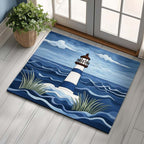Beacon Glow Lighthouse doormat – lighthouse and waves