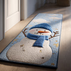 Blue Snowman hallway runner – snowman in blue