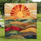 Quilted Throw - Sunrise Hills – view 3