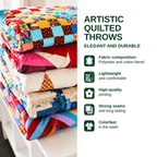 Quilted Throw - Easter Bunnies – view 2