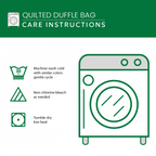 Care instructions – Quilted Weekend Bag - Curious Ears
