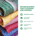 Care instructions – Woven Sofa Throw - Leatherbound Library