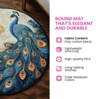 Care instructions – Round Quilted Mat - Cardinal Whisper Tree