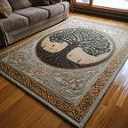 Celtic Grove rug – tree in Celtic circle