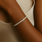 Gold-Tone Tennis Bracelet - Sparkle