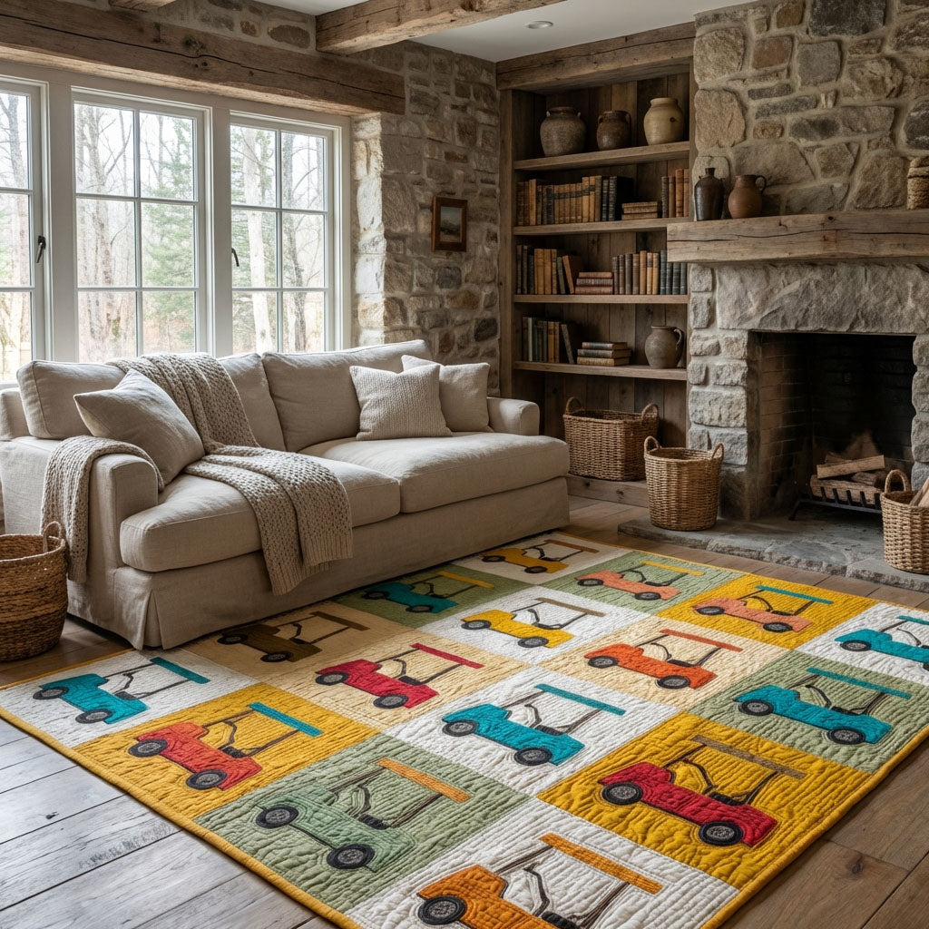 Golf Buggy Club rug – golf buggies