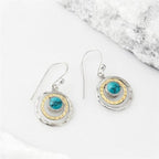 Drop Earrings - Turquoise Orbit