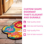 Care instructions – Shaped Doormat - Midnight Cat Oval