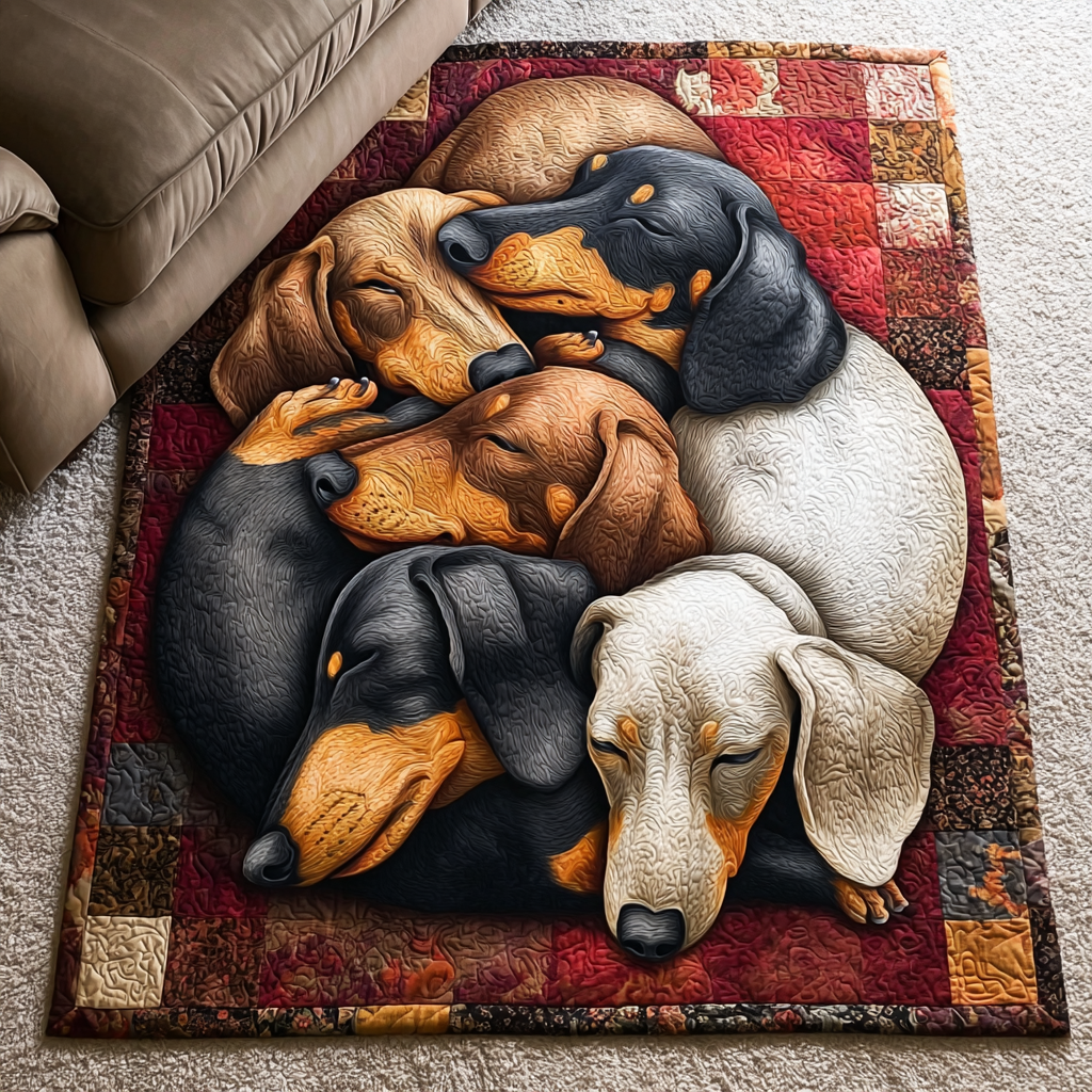 Dachshund Haven rug – dachshund pile
