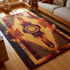 Desert Sunburst rug – sunburst medallion