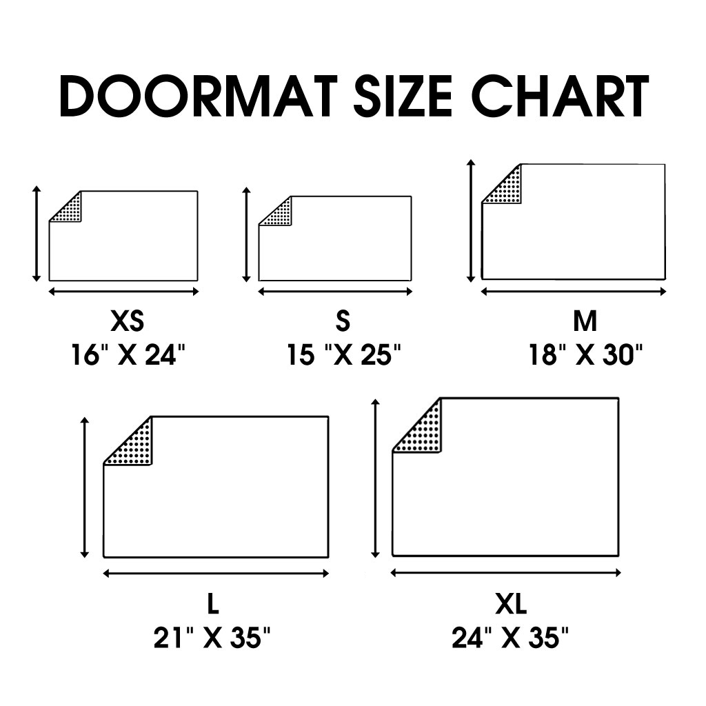 Size guide – Doormat - Nordic Night Gnomes
