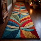 Dragonfly Dream hallway runner – patchwork dragonfly