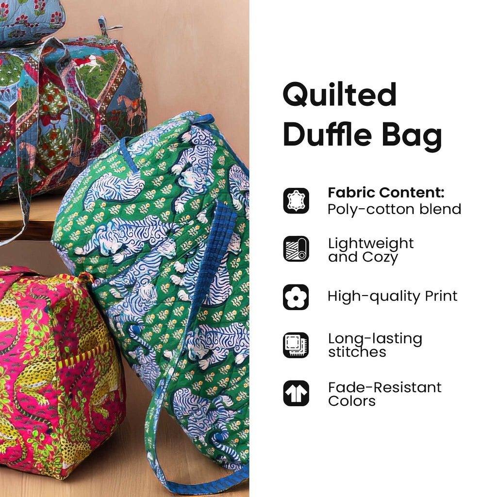 Quilted Weekend Bag - Feather Breeze Van – view 3