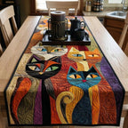 Quilted Table Runner - Cat Faces Patchwork – view 3