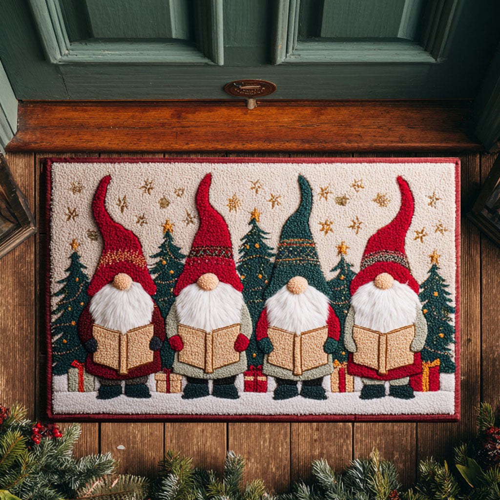 Carolling Gnomes doormat – carolling gnomes