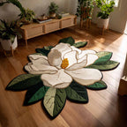 Magnolia Bloom shaped rug – magnolia shape