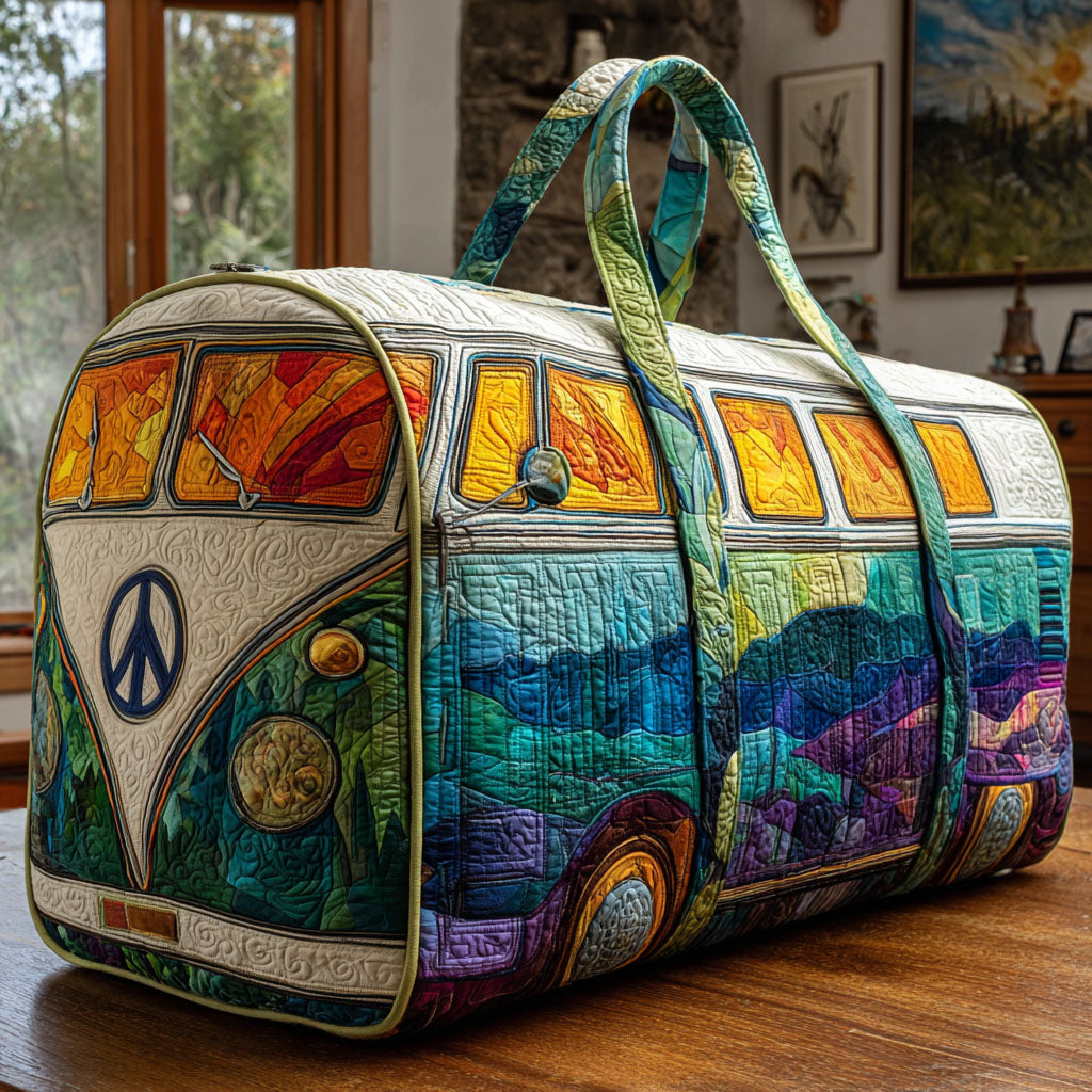 Freeway Dreams Van quilted weekend bag – mountain camper van