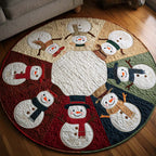 Snowman Ring round rug – ring of snowmen