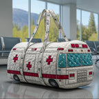 Ambulance Rescue quilted weekend bag – ambulance